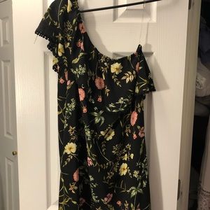 Women’s summer one shoulder flower dress